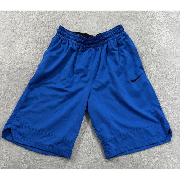 Nike Dri-FIT Shorts Mens‎ Medium Basketball Training Blue Athletic Running Gym - Picture 1 of 9